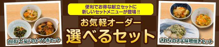 お気軽オーダー 選べるセット