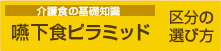 嚥下食ピラミッドについて